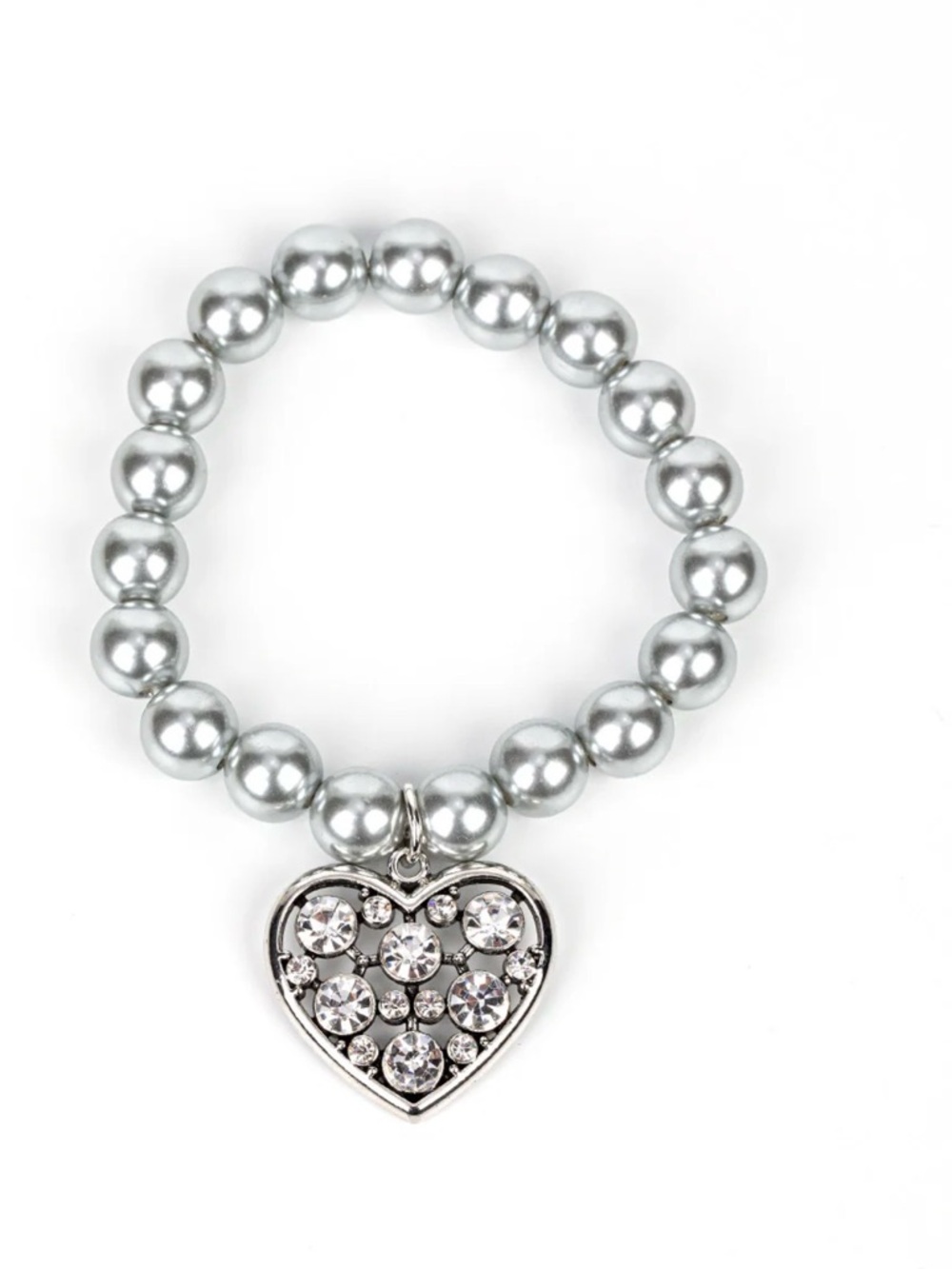 Cutely Crushing - Bracelet Silver Heart Box